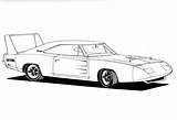 Furious Charger Daytona Supra Mopar Educativeprintable Autos Dibujo Educative sketch template