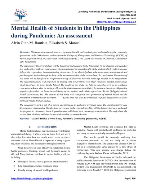 mental health  students   philippines  pandemic