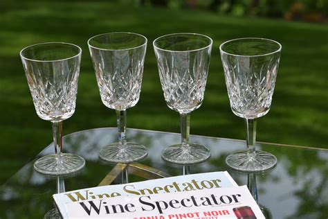 Vintage Crystal Wine Glasses Crystal Waterford Lismore