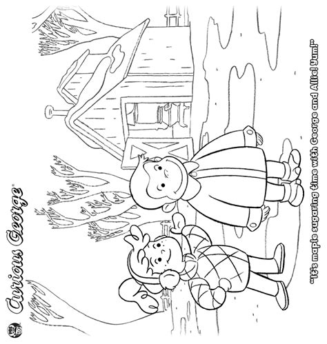 noggin curious george halloween coloring pages coloring pages
