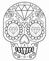 Calaveras Calavera Mexicanas Calaveritas Fáciles sketch template