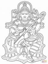 Mural Coloring Kerala Pages Shiva Printable Painting Outline Indian Supercoloring Drawings Color Template Madhubani Paintings Devi Crafts Krishna Getcolorings Goddesses sketch template