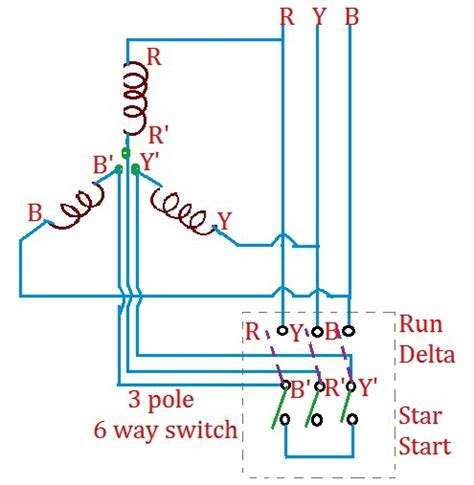 star delta starter electrical engineers guide