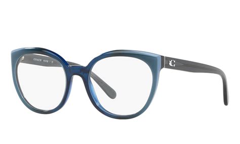 coach hc6130 blue eyeglasses ® free shipping