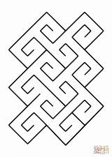 Pattern Coloring Tile Celtic Spiral Pages Printable 1200px 26kb Categories sketch template