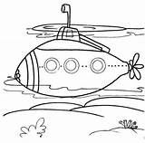 Submarine Malvorlagen Boote Submarines Ausdrucken Ausmalbilder Coloringfolder sketch template