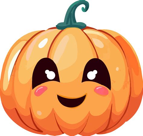 cute halloween pumpkin clipart  vector art  vecteezy