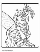 Tinkerbell Silvermist Colouring sketch template