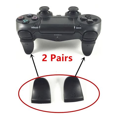 pairs   trigger extenders  playstation ps pro slim controller dual triggers