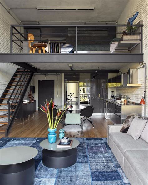 loft style living room design ideas