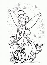 Coloring Pages Hollow Pixie Fairies Library Clipart Colour Halloween Disney sketch template