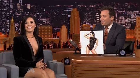 Naked Demi Lovato In The Tonight Show Starring Jimmy Fallon