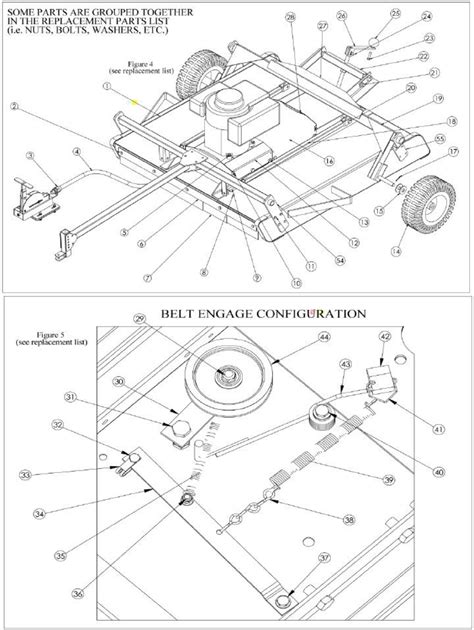 swisher   pull  mower belt diagram