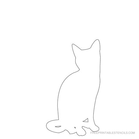 printable cat stencil designs