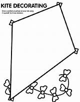 Kite Printable Coloring Pages Kids Kites Template Templates Printables Color Colour Crayola Print Craft Wind Franklin Colouring Preschool Sheet Own sketch template