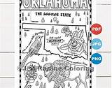 Oklahoma sketch template