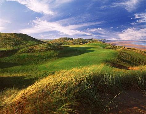 the short but tricky par 4 sixth hole at doonbeg photo by