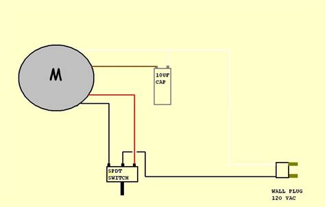 wire motor wiring diagram    wire    wire  ac motor  capacitor