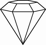 Diamante Colorir Berlian Diamant Shapes Kartun Coloriage Mewarnai Ruby Designlooter sketch template