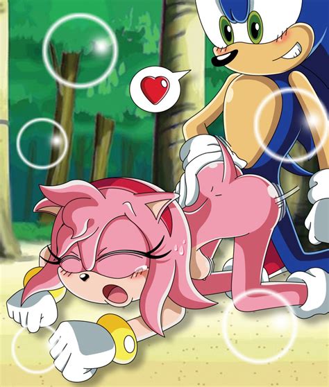 Rule 34 Amy Rose Ass Beige Skin Breasts Bubble Color