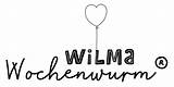 Wochenwurm Wilma Ausmalbild Ausmalen sketch template