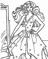 Barbie Coloring Pages Posted sketch template