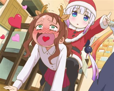 Riko The Red Faced Reindeer Miss Kobayashi S Dragon Maid