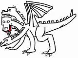 Hydra Dragon Template Drawing Getdrawings Minecraft Wikia sketch template