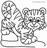 Coloring Pages Tiger Lion Animal Color Pets Tigers Exotic Lions Cup Printable Kids Sheets Found Good Extension sketch template