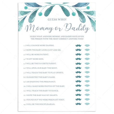 mommy  daddy baby shower game questions babalawoifatunwase january