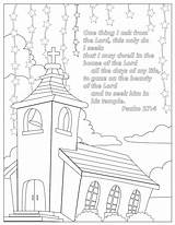 Psalm Verse Bible sketch template