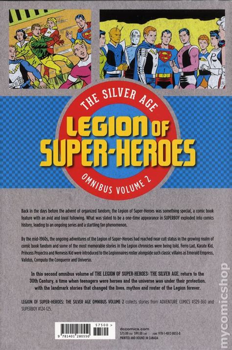 legion  super heroes  silver age omnibus hc  dc comic books