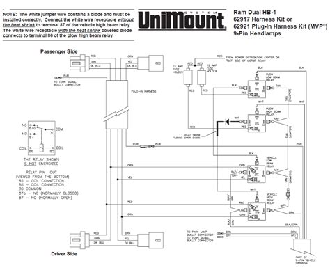 western unimount plow wiring schematic
