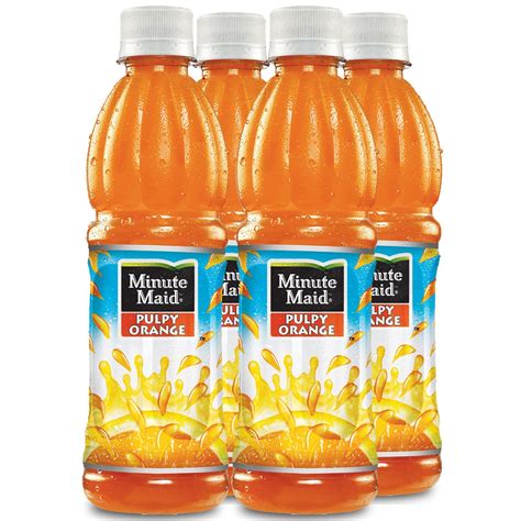 coca cola minute maid pulpy orange express pack 400ml pack of 4