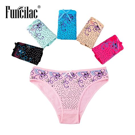 buy funcilac women underwear seamless panties cotton