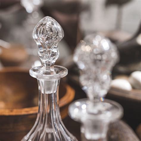 Crystal Decanters In Glass