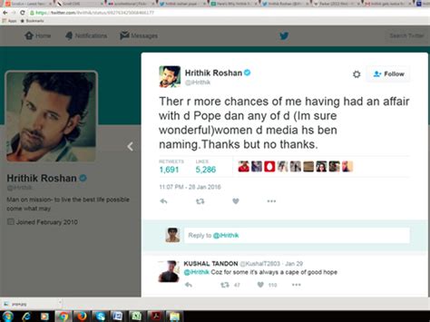 hrithik roshan in trouble over pope tweet gets legal notice the