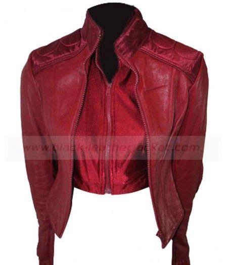 ultraviolet milla jovovich violet red leather jacket