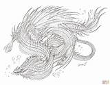 Coloring Dragon Sea Serpent Pages Printable Monster Dragons Fire Snake Supercoloring Colouring Adult Books Skip Main Cute Kids Comments sketch template