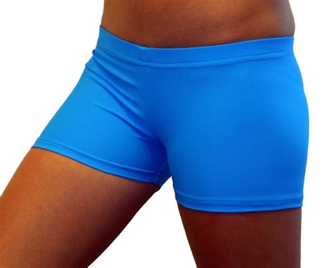 solid neon spandex shorts spankies volleyball dance soccer track cheer