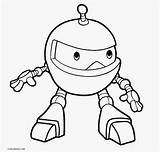 Robot Pages Cool Coloring Template sketch template