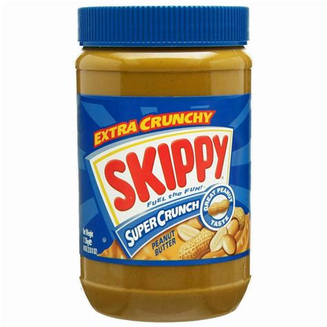 skippy super crunch peanut butter jar oz kg sweets  heaven