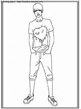 Bieber Justin Coloring Pages Print Timeless Miracle sketch template