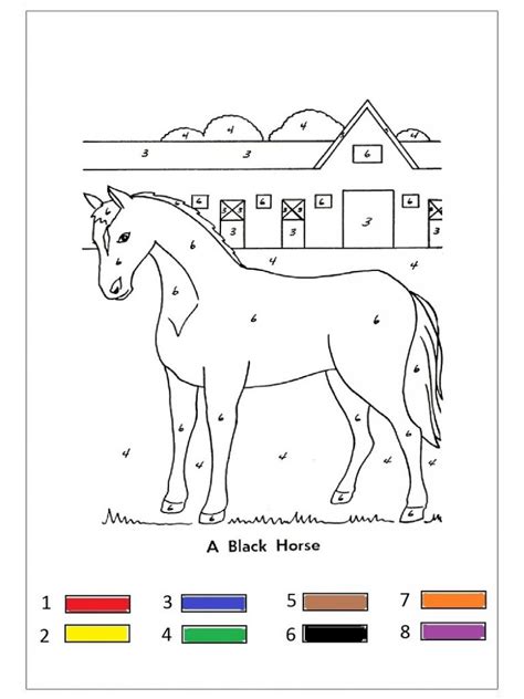 animal color  numbers printable worksheets  coloring