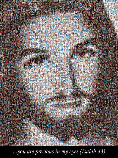 Picture Mosaics Jesus Photo Mosaic
