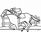Jinete Caballo Caballos Cavalli Melbourne Jockey Paard Rytter Derby Tegninger Hat Saltano Springen Fantino Hest Gratis Heste Kleurplaten Horses Supercoloring sketch template
