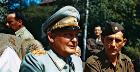 hermann goering seated with others axis military leaders pictures