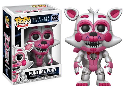 pop games five nights at freddy s sister location funtime foxy funko