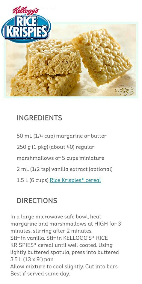 squares original recipe microwave recipe krispie treats recipe