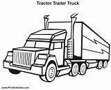Coloring Tractor Pages Diggers Tractors Popular Trailer Coloringhome sketch template